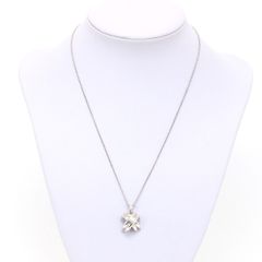 STAR JEWELRY スタージュエリー ダイヤ0.35ctフラワーネックレス