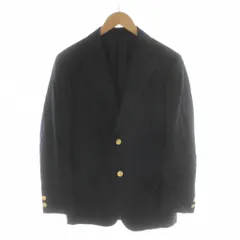 ジェイプレス J.PRESS テーラードジャケット シングル 金ボタン ウール A4 紺 ネイビー 0215CBZ0V /AN44 ■ECD001