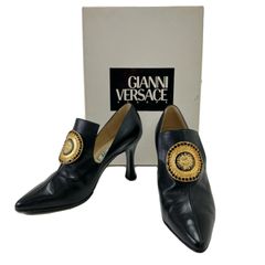 極美品✨】ヴェルサーチ 箱付き パンプス メデューサ スエード