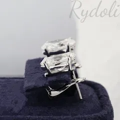 PT950 4ct オーバルカット ダイヤピアス ラボグロウンダイヤ IGI鑑定書付き 大粒ダイヤ 誕生日記念日プレゼント シンプル 合わせやすい 高級感 華やか クリップイヤリング 欧米スタイル  デイリー使い 上品 マストアイテム プラチナ製 ダイヤピアス