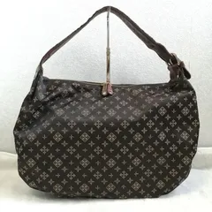 ラシット ワンショルダーバッグ トートバッグ ハンドバッグ モノグラム 総柄 ブラウン レザー A4収納