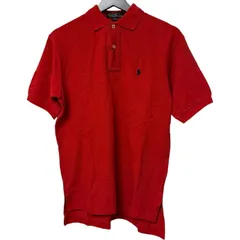  Polo by Ralph Lauren ポロラルフローレン 半袖 ポロシャツ レッド Sサイズ【Z1818】