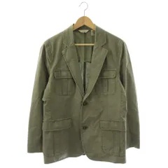 エルエルビーン L.L.BEAN テーラード ジャケット ミリタリー エルボーパッチ コットン 40 カーキ 276207 /CX のサムネイル