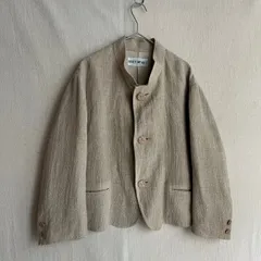 94ss ISSEY MIYAKE リネン ジャケット / レディース M コットン ベージュ アーカイブ 90s O5-12057-9783のサムネイル