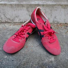 Onitsuka Tiger SERRANO Sneakers / Red & Black / Size: 25.0cm (US 6.5)