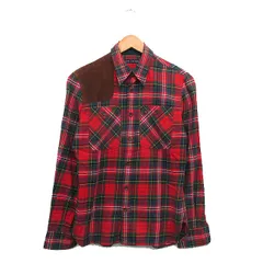 ラルフローレン RALPH LAUREN 国内正規品 シャツ ブラウス 長袖 胸ポケット コットン チェック 9 レッド 赤 /KT29