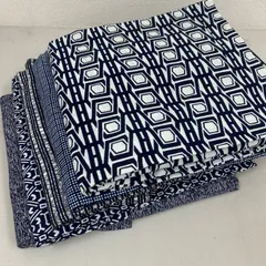 メンズ 綿浴衣 5着 浴衣まとめ売り リメイク材料 m-1074