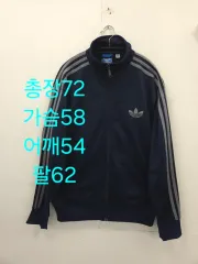 105 アディダス ファイヤーバード ネイビー グレー ジャージ トラックジャージ