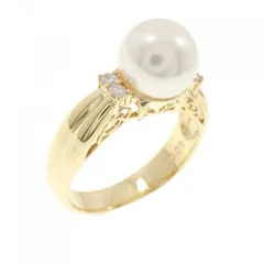 K18YG アコヤパール リング 8.2mm