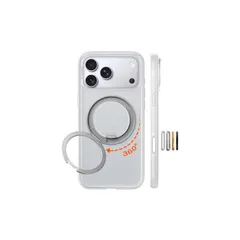 【新品】 TORRAS iPhone 17 Pro 用ケース 【カチカチ・多機能360度回転スタンド】リング Ostand O3 Fitness MagSafe対応 米軍MIL規格耐衝撃 スタンド 指紋防止 黄変防止 カメラコントロールボタン付き ストラッ 0