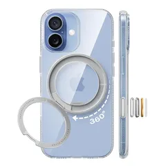 【新品】 TORRAS iPhone 17 用ケース 【カチカチ・多機能360度回転スタンド】リング Ostand O3 Fitness MagSafe対応 米軍MIL規格耐衝撃 スタンド 指紋防止 黄変防止 カメラコントロールボタン付き ストラップホール 透