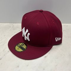 new era 59fifty kロゴマルーンサイズ 71/2ニューエラ神戸限定 - メルカリ