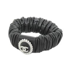 ⑥CHANEL ブラック ベルト ココマーク クリスタル装飾 ベロア - メルカリ
