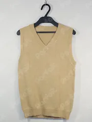 コスプレ衣装 汎用衣装／ニットベスト（ベージュ）（Sサイズ）
