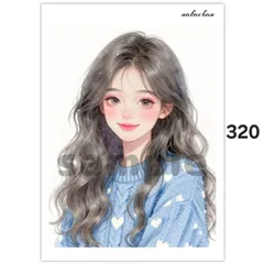 オリジナル人物ステッカー【320】