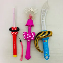 【動作品あり】【３種セット】ディズニー ライトスティック ステッキ 光る ミニー アラジン グッズ ディズニーグッズ パレード Disney 東京ディズニーランド 東京ディズニーシー 東京ディズニーリゾート 平成レトロ 平成