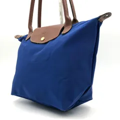 ロンシャン LONGCHAMP トートバッグ プリアージュ ブルー 青 ナイロン 鞄