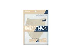 아이리스 오야마 마스크 부직포 입체 마스크 3D 마스크 5장입 보통 사이즈 폭 약 12×높이 약 14 cm 입체 개포장 작은 얼굴 데일리 피트 DAILY FIT 컬러 마스크 귀가 아프지 않는 페르베이지×네이비 RK-F5SUB