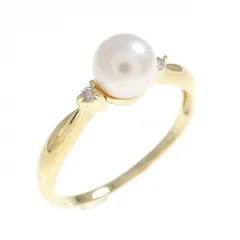 K18YG アコヤパール リング 5.4mm