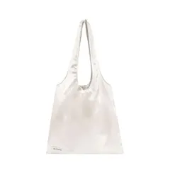 新品 [ArcDiary] トートバッグ ショルダーバッグ A4大容量 軽量 シルク ソフト 多収納 無地 買い物 通勤 旅行 (クレ)