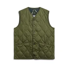 新品 [タイオン] ユニセックス ミリタリー Vネックボタンダウンベスト 001B2ML-1