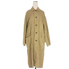 アーメン ARMEN リネン シャツジャケット ロングコート 長袖 1 ベージュのサムネイル