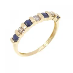 K18YG サファイヤ リング 0.15CT
