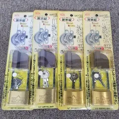 日中製作所 SEPA クレセント南京錠 YKK用L 4点セット A8178A99