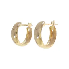 K18YG フープ ピアス