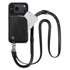 【新品】 【MagEasy】 iPhone 17 Pro Max 対応 ケース ショルダー ストラップ 付き カード入れ 合成 皮 革 スマホケース カード 収納 ポーチ付き 財布 頑丈 ショルダーケース [ iPhone17ProMax アイフォン 17 0