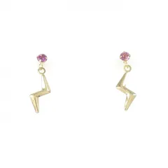 K18YG ガーネット ピアス