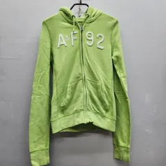 Abercrombie アバクロンビー Y2K ヴィンテージ ロゴ フードジップアップ S(S)