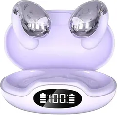 0312 ワイヤレスイヤホン Bluetooth 5.4 ヘッドホン2026工芸風イヤーカフイヤホン・音質強化オープンイヤー型ワイヤレスイヤホン 耳挟み式 / IPX7防水 / 最大36時間再生 / 急速充電対応/ENCノイズキャンセリング NABI_1024