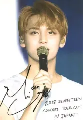 【中古】生写真(男性) SEVENTEEN/MINGYU(ミンギュ)/ライブフォト・印刷サイン入り/「2018 SEVENTEEN CONCERT‘IDEAL CUT’ IN JAPAN」ローソンプリントオリジナルブロマイド