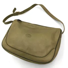 ロンシャン LONGCHAMP ショルダーバッグ レザー カーキ ワンショルダー
