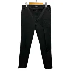 バーバリー ロンドン BURBERRY LONDON パンツ ボトムス スラックス ストレッチ 無地 44 ダークグレー