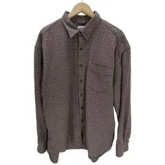 ギャップ Gap 90S 白タグ コットン レーヨン L/S チェック シャツ メンズ import：XL 