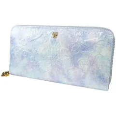 [ANNA SUI] [アナスイ] 長財布 蝶 ラウンドファスナー レディース アンティーク調 エナメル 牛革 パピオンri 9bc77202