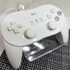 【フルメンテナンス】Wii WiiUクラシックコントローラーProホワイト b