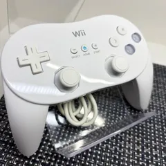 【フルメンテナンス】Wii WiiUクラシックコントローラーProホワイト c