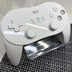 【フルメンテナンス】Wii WiiUクラシックコントローラーProホワイト d