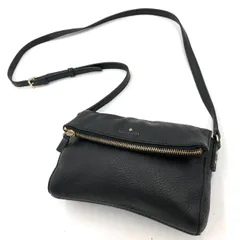 ケイトスペード kate spade レザー ショルダーバッグ 黒 ブラック 本革