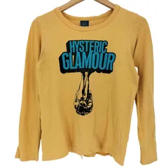 ヒステリックグラマー HYSTERIC GLAMOUR 90s ロゴプリント クルーネックロングスリーブTシャツ レディース 表記無 