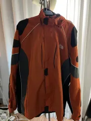ザノースフェイス ウィンドブレーカー オレンジ XL