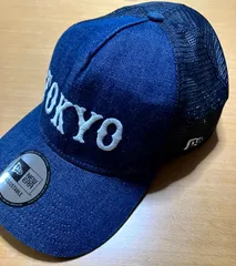 【USED】NEW ERA  キャップ　ニューエラ　デニム　TOKYO 読売ジャイアンツ　サイズ：調節可能