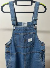 (新品) SPAO デニム ワイド オーバーオール