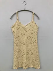 TINA:JOJUN ティーナジョジュン キャミソール M アイボリー ドット柄 その他総柄 カップなし