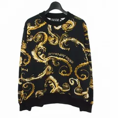 ヴェルサーチ ヴェルサーチェ VERSACE COUTURE SWETSHIRT スウェット トレーナー XL ブラック 黒 77GAI3R0-FS161のサムネイル