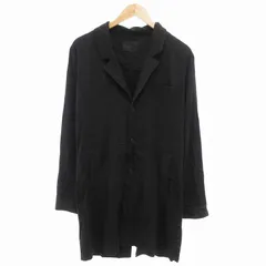 グラム glamb Black Line チェスターコート ロングジャケット 2 黒 ブラック /FF  IBO78のサムネイル