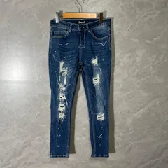 CavariA 　キャバリア　y2k　リペア加工　スキニー　デニム　パンツ　M　973313のサムネイル